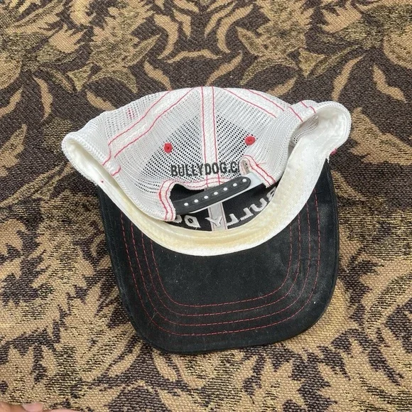 Bully Dog Bulldogs Big Logo Trucker Hat Mens SnapBack Black - Picture 3 of 5